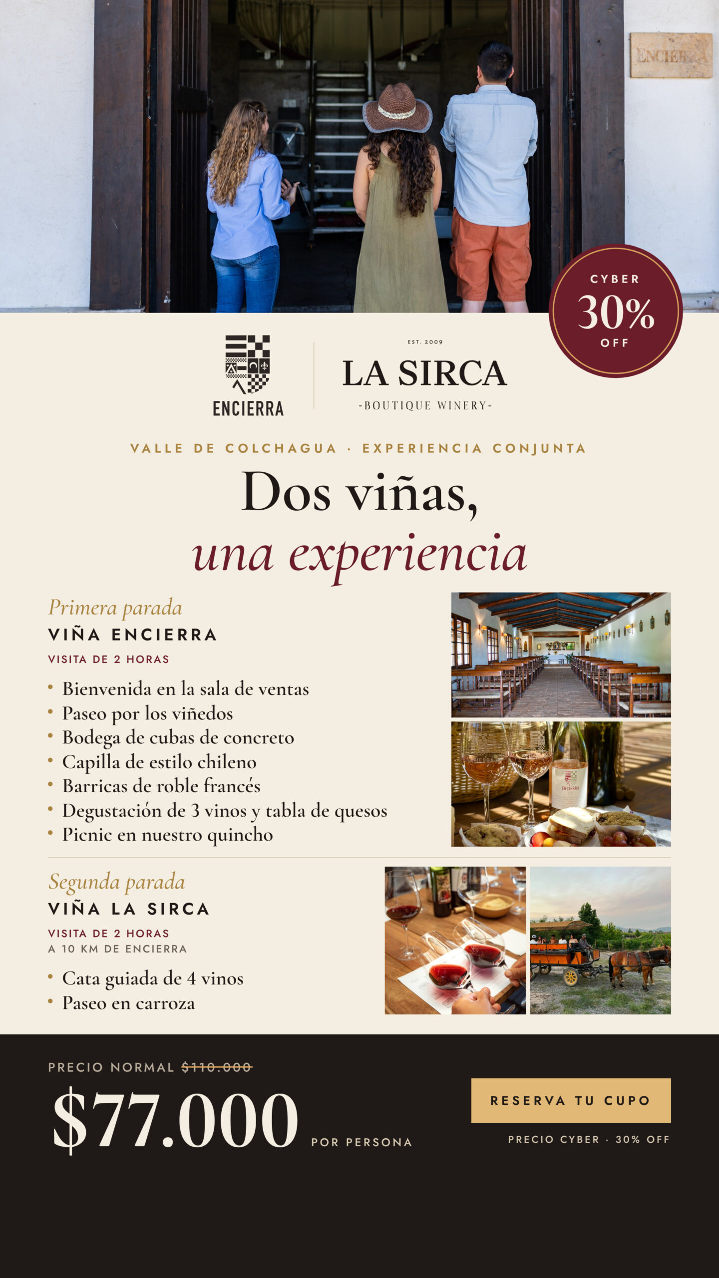 Tour Encierra + La Sirca